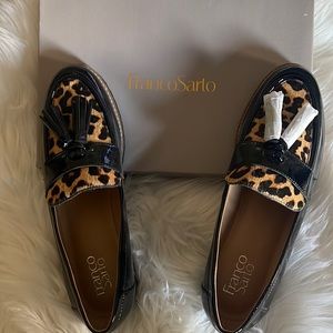 Franco Sarto Carolynn Leopard Loafers